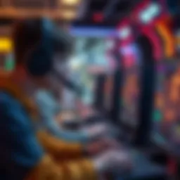 Visual representation of cryptocurrency gaming