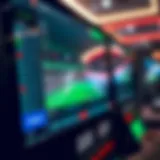 A digital representation of a betting platform interface