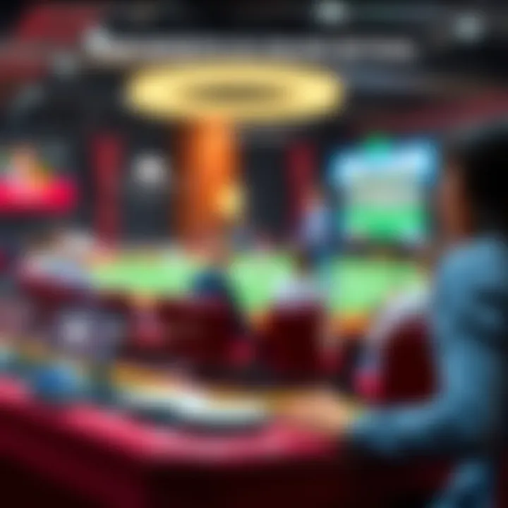 Graphical illustration of user benefits in betting