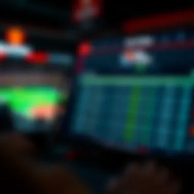 A detailed view of the BetOnline betting interface showcasing various options.