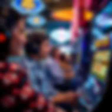 The Thrill of Playing Slots An engaging scene of players enjoying a slot game experience