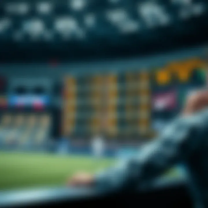 Visual representation of sports betting dynamics