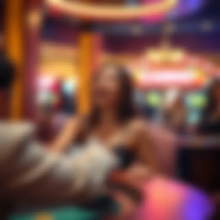 A thrilling moment in live casino betting