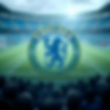 Chelsea FC Tactical Overview Chelsea FC logo with a tactical backdrop