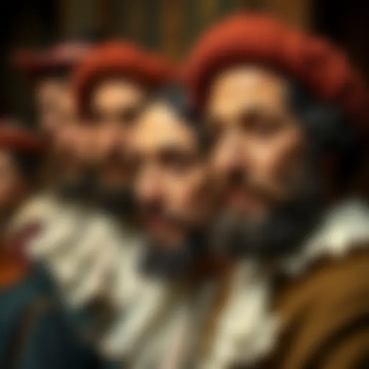 Pioneers of the New World Portraits of key figures involved in Columbus's expeditions