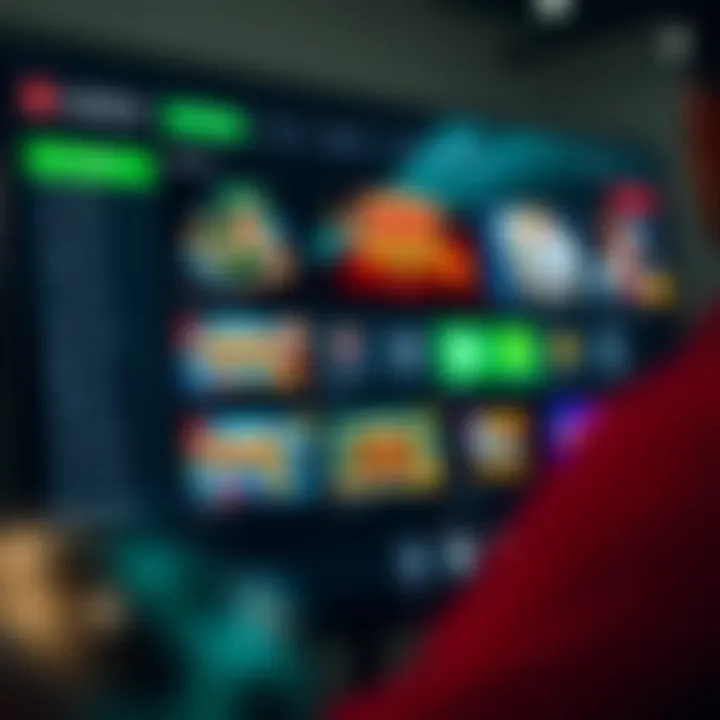 A vibrant online casino interface showcasing various game options