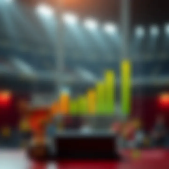 Graph illustrating prize distribution among teams