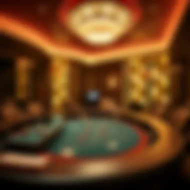 Modern Baccarat Gaming Setup Modern Baccarat gaming setup