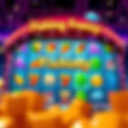 A vibrant depiction of the Fishing Frenzy slot game interface showcasing reels and symbols