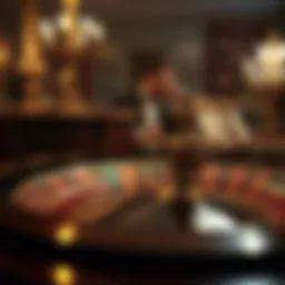 Historical depiction of the French roulette wheel