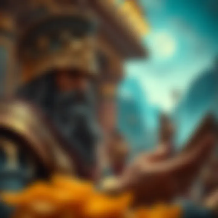 A visual representation highlighting the immersive storytelling aspect of the Olympus slot.