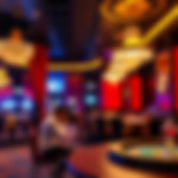 Elegant casino atmosphere