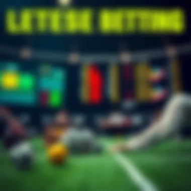 Graphic representation of the latest trends in online betting.