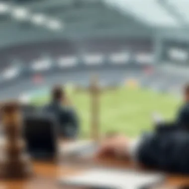 Graphical analysis of the legal aspects of betting fraud