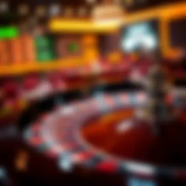 Overview of live roulette gameplay