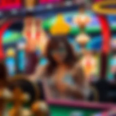 Vibrant Gaming Experience Graphic showcasing the vibrant gaming experience in Lucky Ladies Charm Deluxe