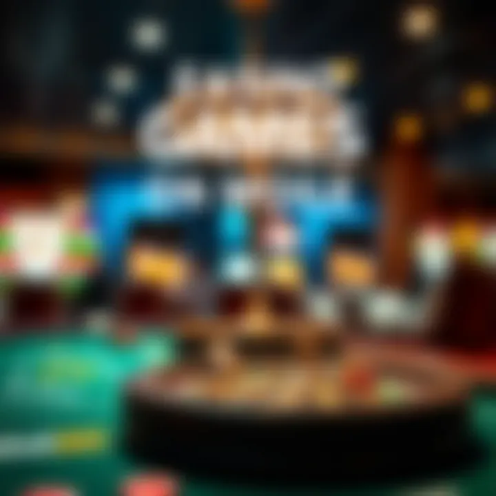 Engaging Casino Games on Mobile Graphic illustrating casino games available on mobile