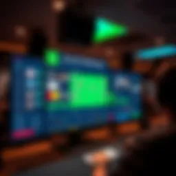 Dynamic betting interface showcasing various sports events