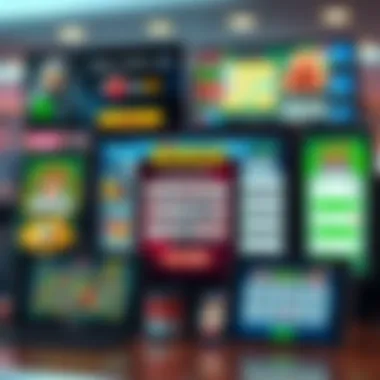 A montage of various bingo platforms on different devices