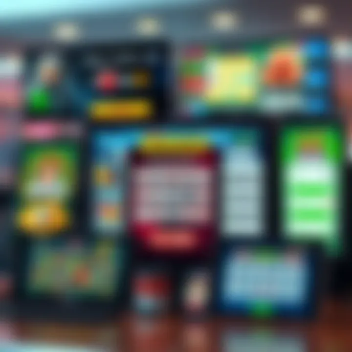 A montage of various bingo platforms on different devices