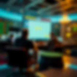The concept of online gambling illustrated through a digital interface