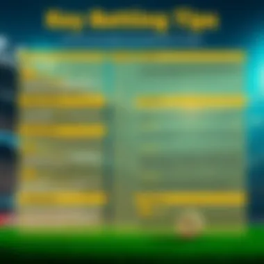 Key Betting Tips Infographic Infographic summarizing key betting tips for leagues