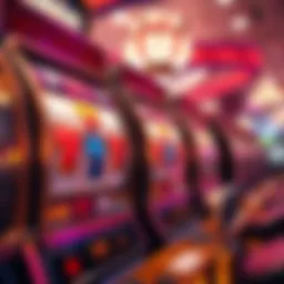 A vibrant depiction of PG slot game reels in action