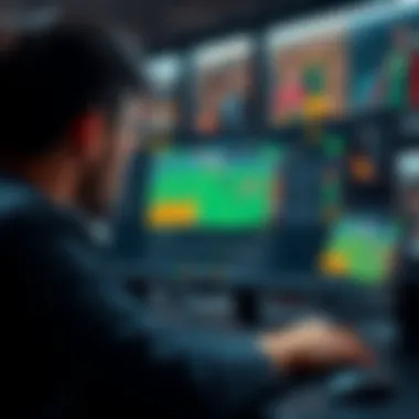 Illustration showcasing the user-friendly interface of pinbet88