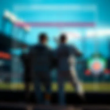 Statistical performance comparison of both teams