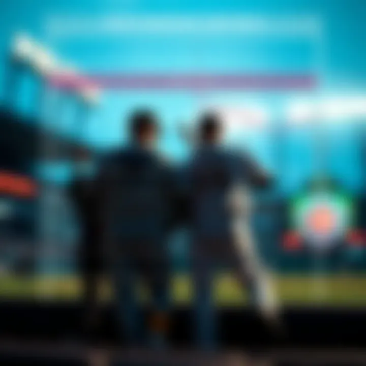 Statistical performance comparison of both teams