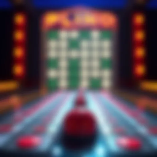 The captivating design of a Plinko board