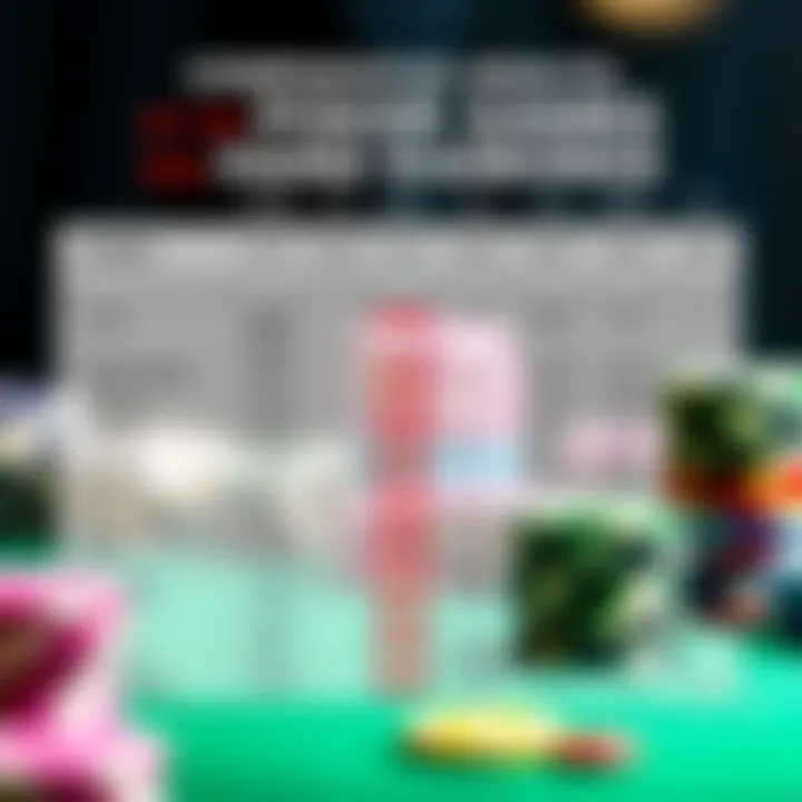 Comparative Analysis of Poker Games and Hand Rankings Comparison chart of different poker games and their hand ranking applications