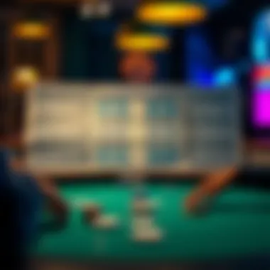 Poker Strategy Overview A strategic diagram illustrating common poker strategies