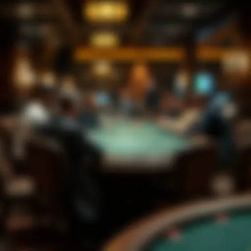 Engaging Gameplay of Punto Banco Punto Banco game table with players engaged in gameplay