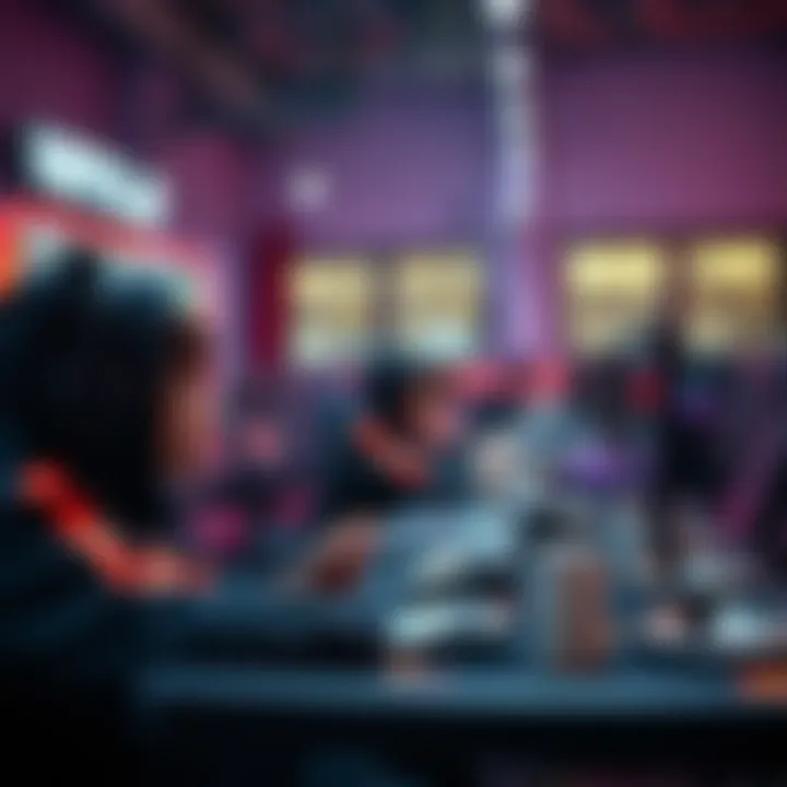 Conceptual illustration of betting strategies in esports.