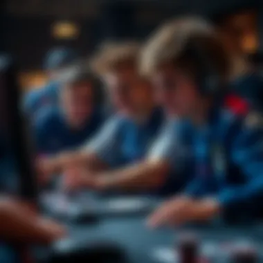 Team spirit illustrated through a dynamic gaming moment