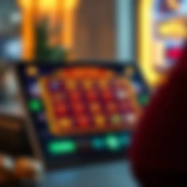 Experience Slots with Modern Technology Modern online slot game interface on a tablet