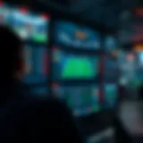 An overview of a sports betting platform with various betting options displayed