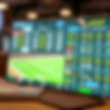 Illustration of online betting platforms