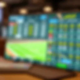 Illustration of online betting platforms