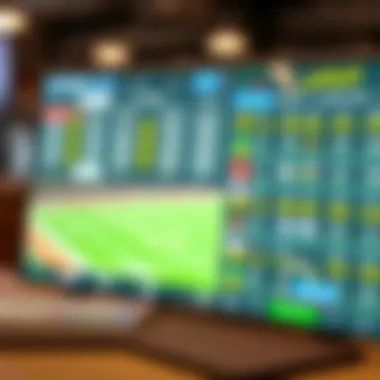 Illustration of online betting platforms