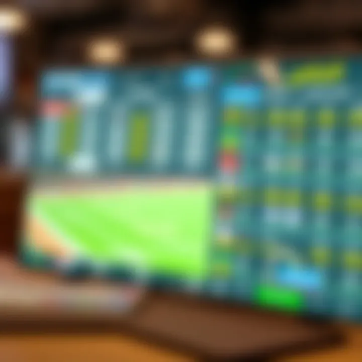 Illustration of online betting platforms