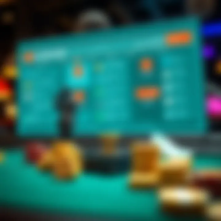 Strategic Insights for Online Gaming Diagram illustrating game strategies in casinos