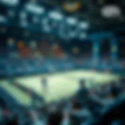 Real-time tennis match data visualization