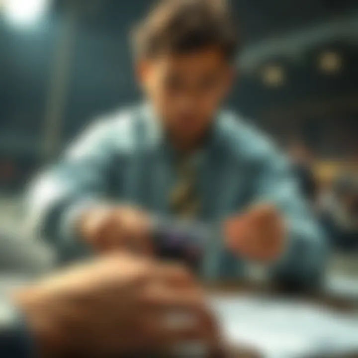 Creating a Unibet Account Illustration depicting Unibet account creation