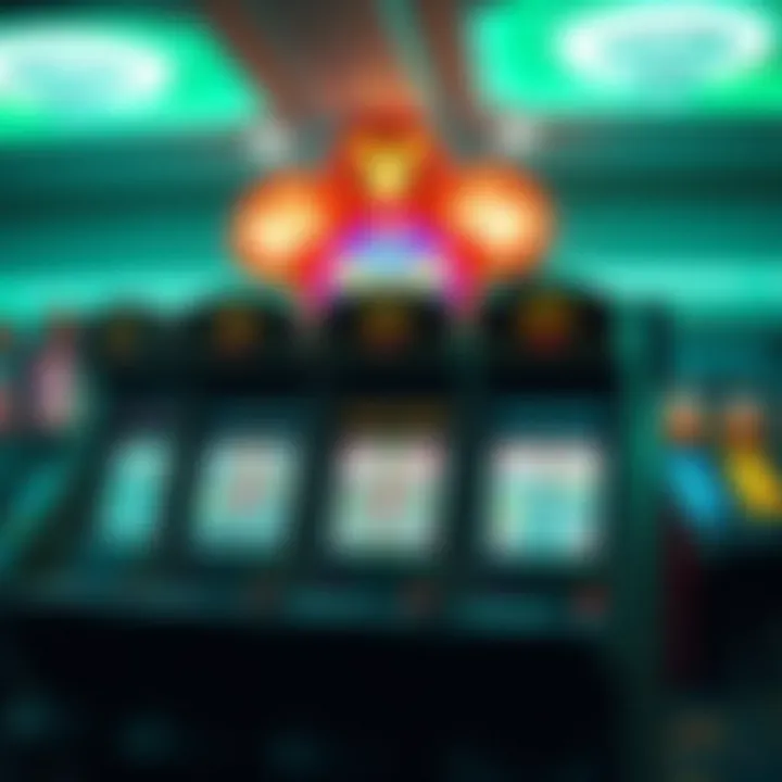 An assortment of video poker game variations displayed