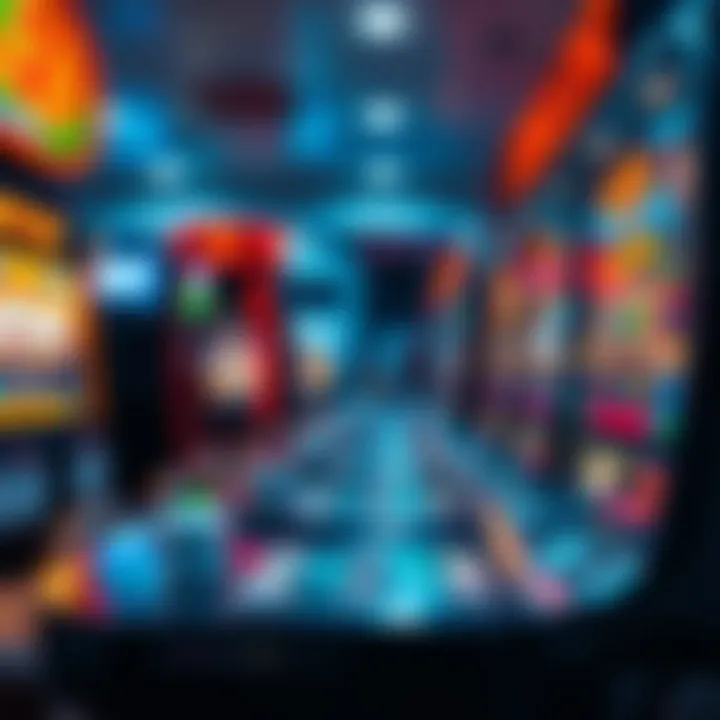 Illustration of online slot games in Korea